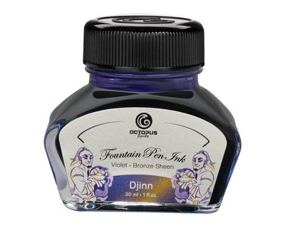 Octopus Fountain Pen Ink Sheen, Djinn, blue, 30 ml