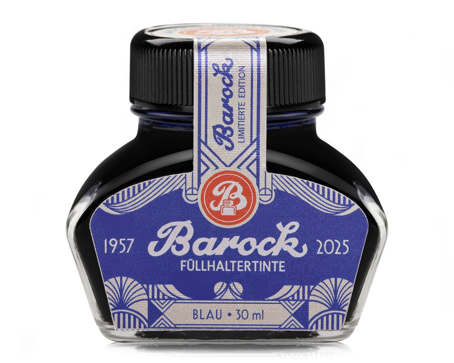 Octopus Barock Fountain Pen Ink Limited Edition 2025, Blue, 30 ml Bottle
