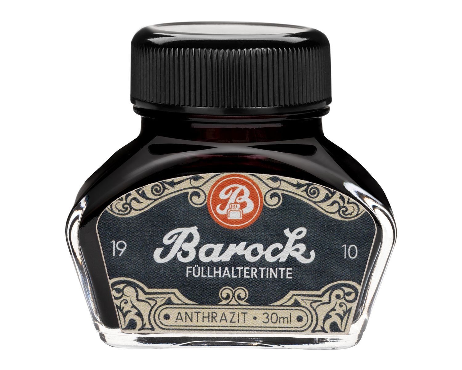 Octopus Barock 1910 Fountain Pen Ink Anthracite, grey, 30 ml