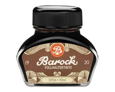 Octopus Barock 1920 Fountain Pen Ink Sepia, brown, 30 ml