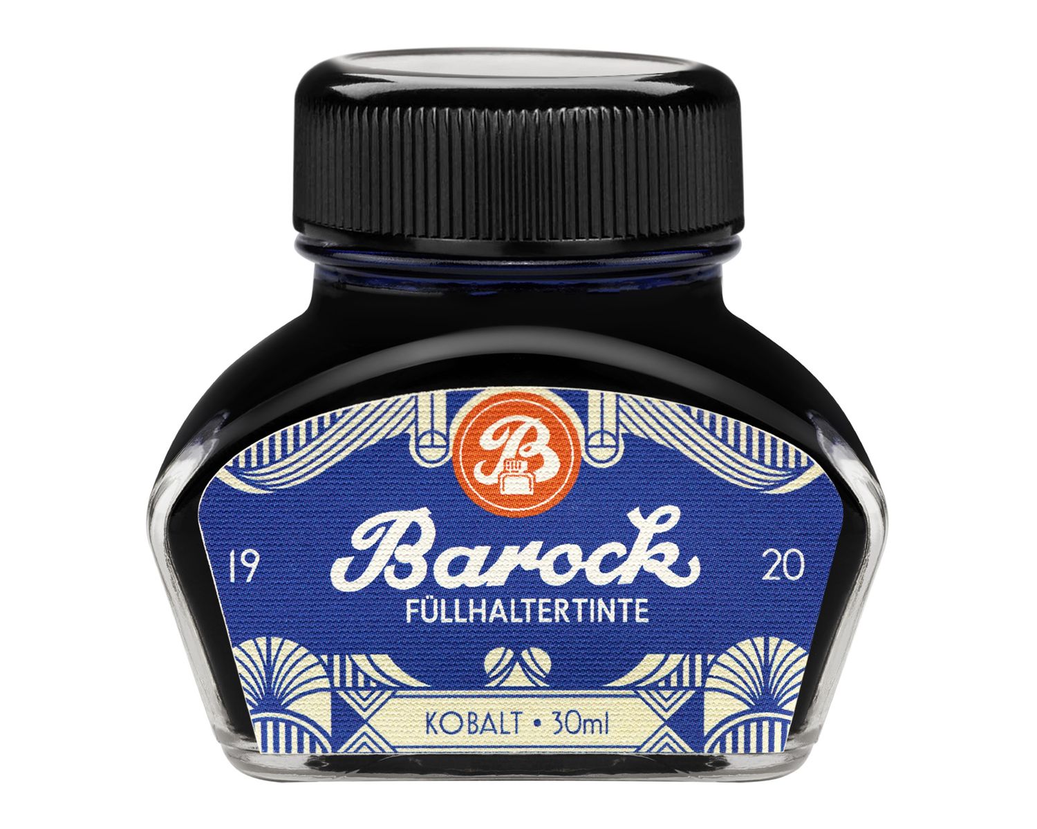 Octopus Barock 1920 Fountain Pen Ink Kobalt, blue, 30 ml