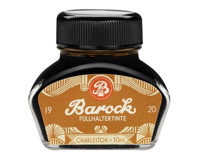Octopus Barock 1920 Fountain Pen Ink Charleston, yellow-brown, 30 ml