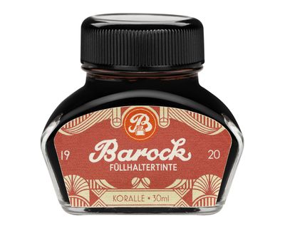 Octopus Barock 1920 Fountain Pen Ink Coral, red, 30 ml