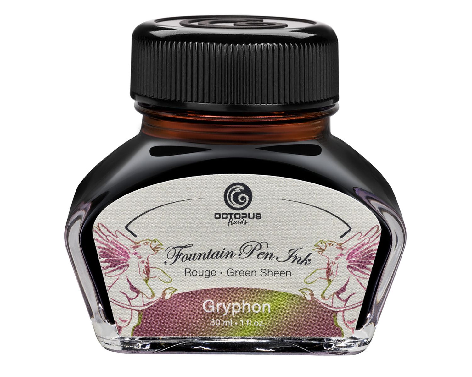 Octopus Fountain Pen Ink Sheen, Gryphon, brown, 30 ml