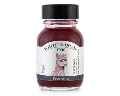 Octopus Write and Draw Ink 380 Pink Alpaca, pigmented, waterproof, document-proof, 50 ml
