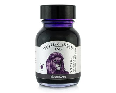 Octopus Write and Draw Ink 380 Violet Lion, pigmented, waterproof, document-proof, 50 ml