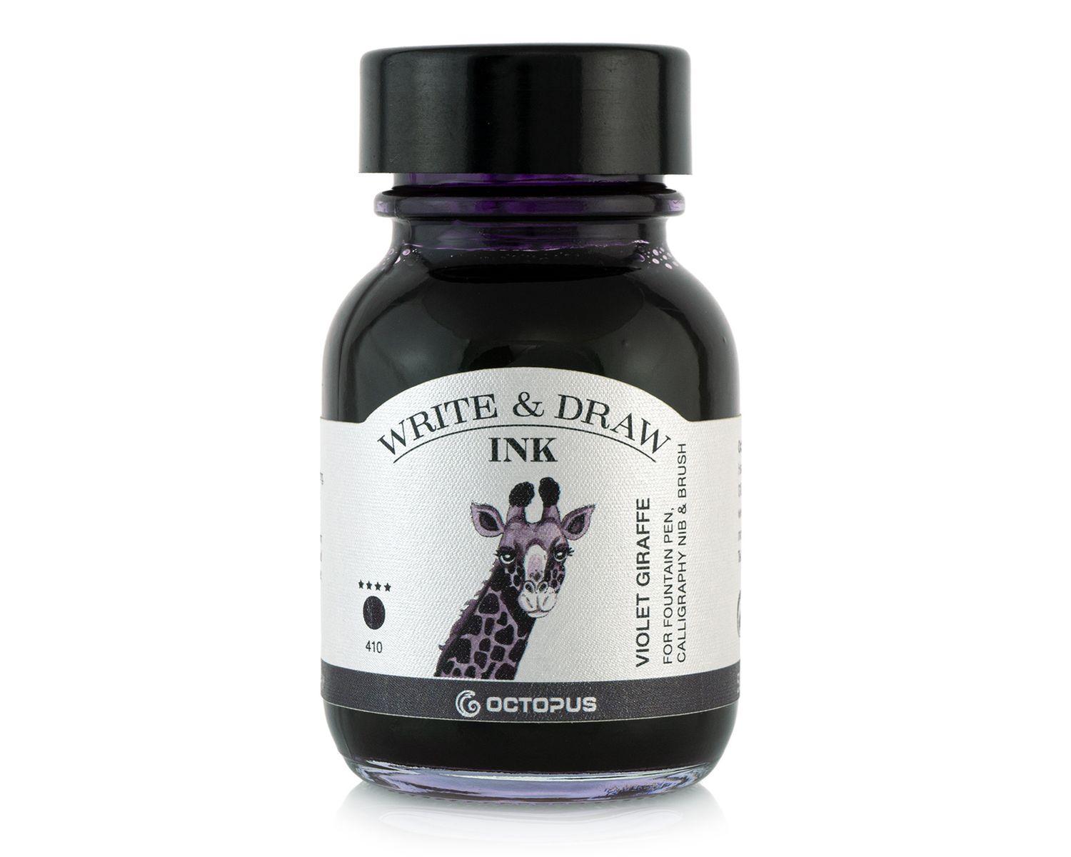 Octopus Write and Draw Ink 380 Violet Giraffe, pigmented, waterproof, document-proof, 50 ml