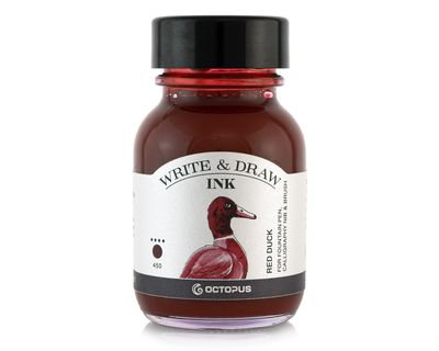 Octopus Write and Draw Ink 380 Red Duck, pigmented, waterproof, document-proof, 50 ml