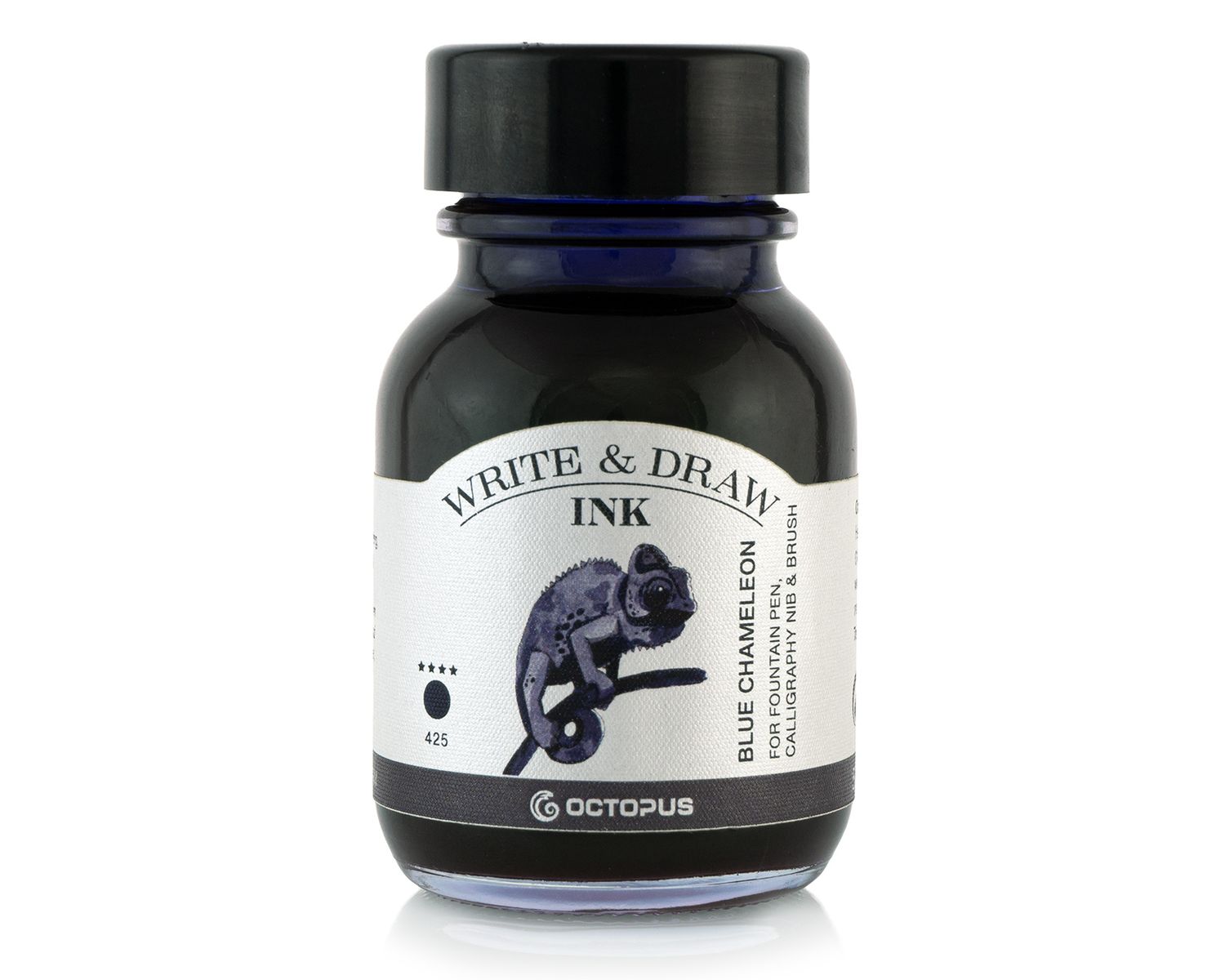 Octopus Write and Draw Ink 380 Blue Chameleon,, pigmented, waterproof, document-proof, 50 ml