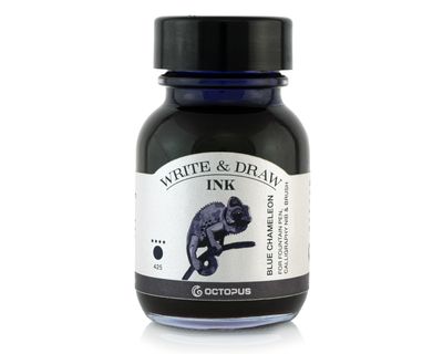 Octopus Write and Draw Ink 380 Blue Chameleon,, pigmented, waterproof, document-proof, 50 ml