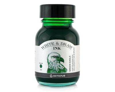 Octopus Write and Draw Ink 380 Green Eagle, pigmented, waterproof, document-proof, 50 ml