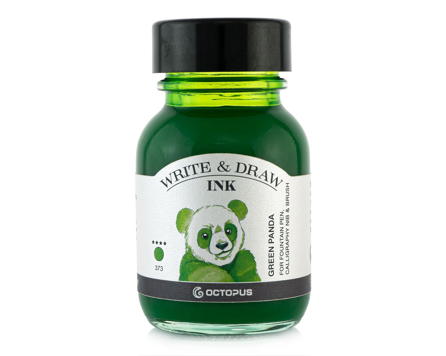 Octopus Write and Draw Ink 380 Green Panda pigmented, waterproof, document-proof, 50 ml