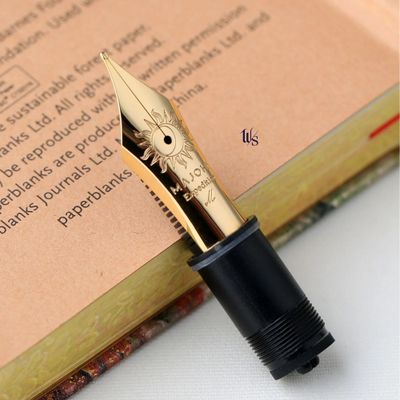 Moonman #40 Sun Tipped Gold Plated Fountain Pen Nib Full Set with Ebonite Feed