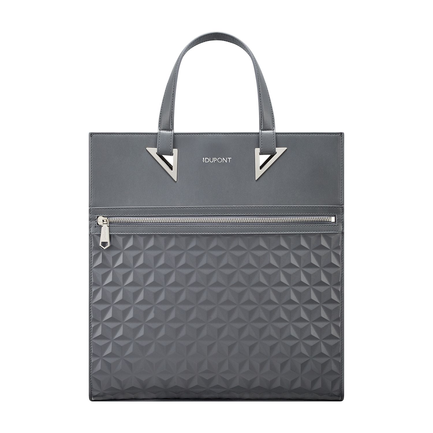 ST Dupont Vertical Tote Bag Apex Grey