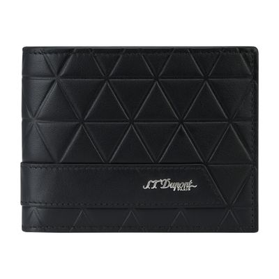 ST Dupont Billfold 6 Credit Card Firehead Black