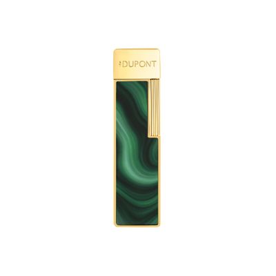 S.T Dupont Lighter Twiggy Geode Green Golden