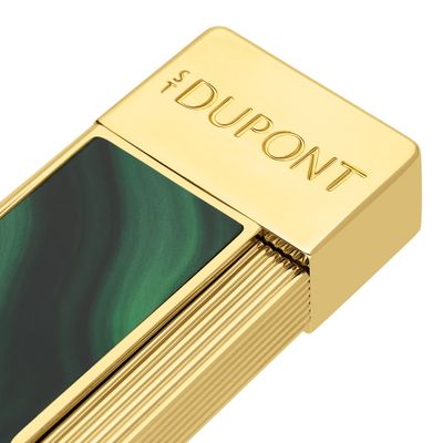 S.T Dupont Lighter Twiggy Geode Green Golden
