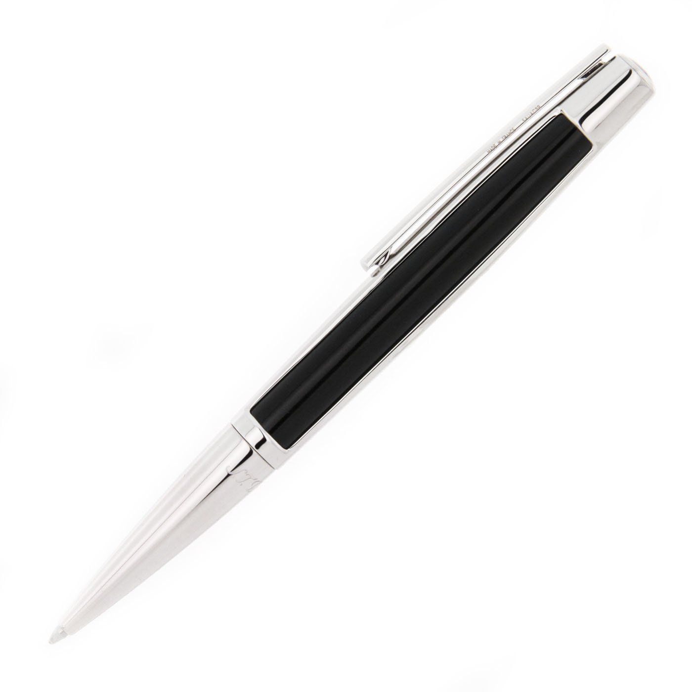 ST DUPONT Defi Millennium Ballpoint Pen - Silver and Black