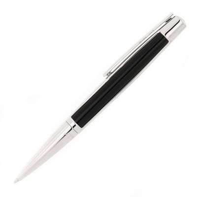 ST DUPONT Defi Millennium Ballpoint Pen - Silver and Black