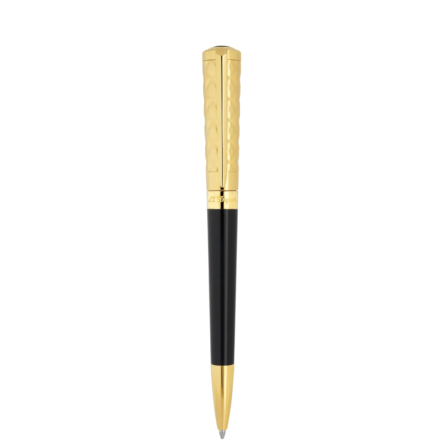S.T Dupont Ballpoint Liberte Navy and Gold Duo