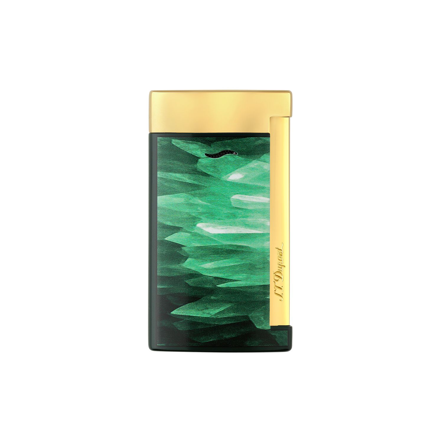 ST DUPONT Lighter Slim 7 Geode Green Gold