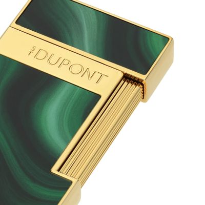 ST DUPONT Lighter Slimy Geode Green Golden