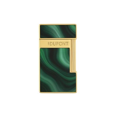 ST DUPONT Lighter Slimy Geode Green Golden
