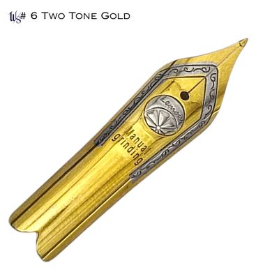 Lemon Fountain Pen Manual Grinding Nib TWO TONE GOLD