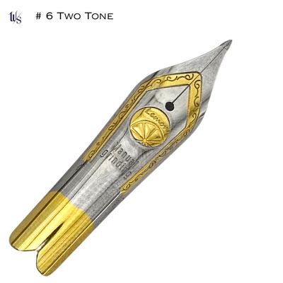 Lemon Fountain Pen Manual Grinding Nib TWO TONE