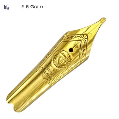 Lemon Fountain Pen Manual Grinding Nib GOLD