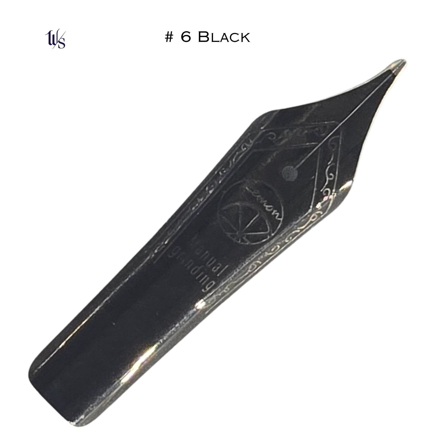 Lemon Fountain Pen Manual Grinding Nib BLACK