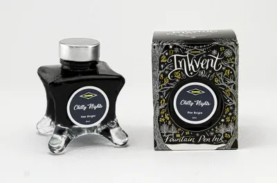 Diamine Black Edition Inkvent Extreme Sheen Fountain Pen Ink Chilly Nights -  10ml