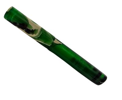 Nev Kalem Amber Fountain Pen # 6 Jowo Stainless Steel Gold Nib - Efsane