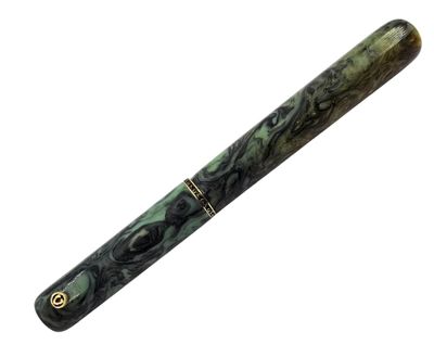 Nev Kalem Amber Fountain Pen # 6 Jowo Stainless Steel Gold Nib - Yesim