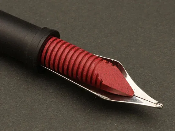 Wancher Red  Ebonite Feeder and Housing for # 6 Jowo Nib