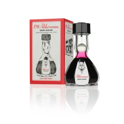 PW Akkerman Fountain Pen Ink Mauritshuis Magenta -  40 ml -  Original Bottle