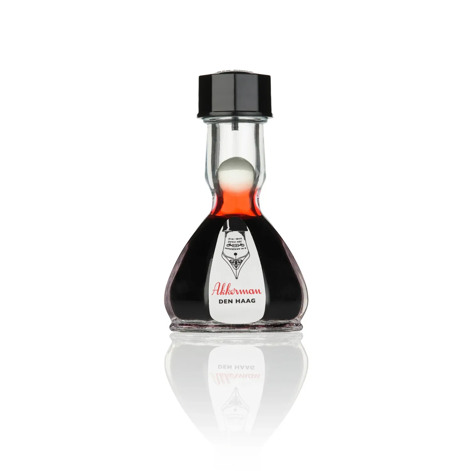 PW Akkerman Fountain Pen Ink China Town Red -  40 ml -  Original Bottle