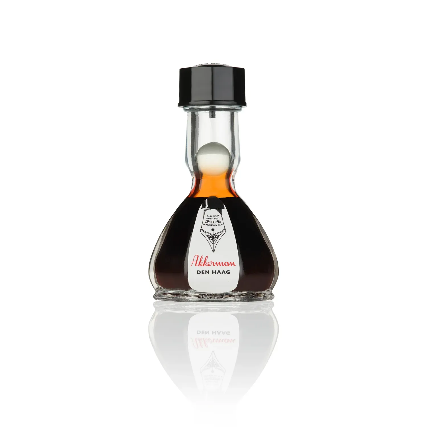 PW Akkerman Fountain Pen Ink  Hopjes brown -  40 ml -  Original Bottle