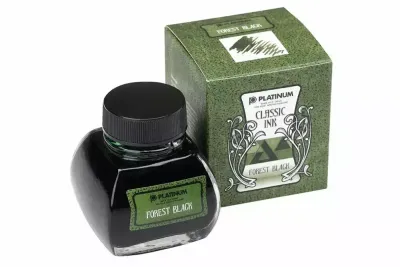 Platinum Dyestuff Classic Ink Bottle - Forest Black / 60ml Bottle