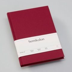 Semikolon Note Book Classic A5 Ruled -  Burgundy