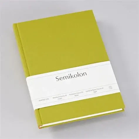 Semikolon Note Book Classic A5 Ruled -  Matcha