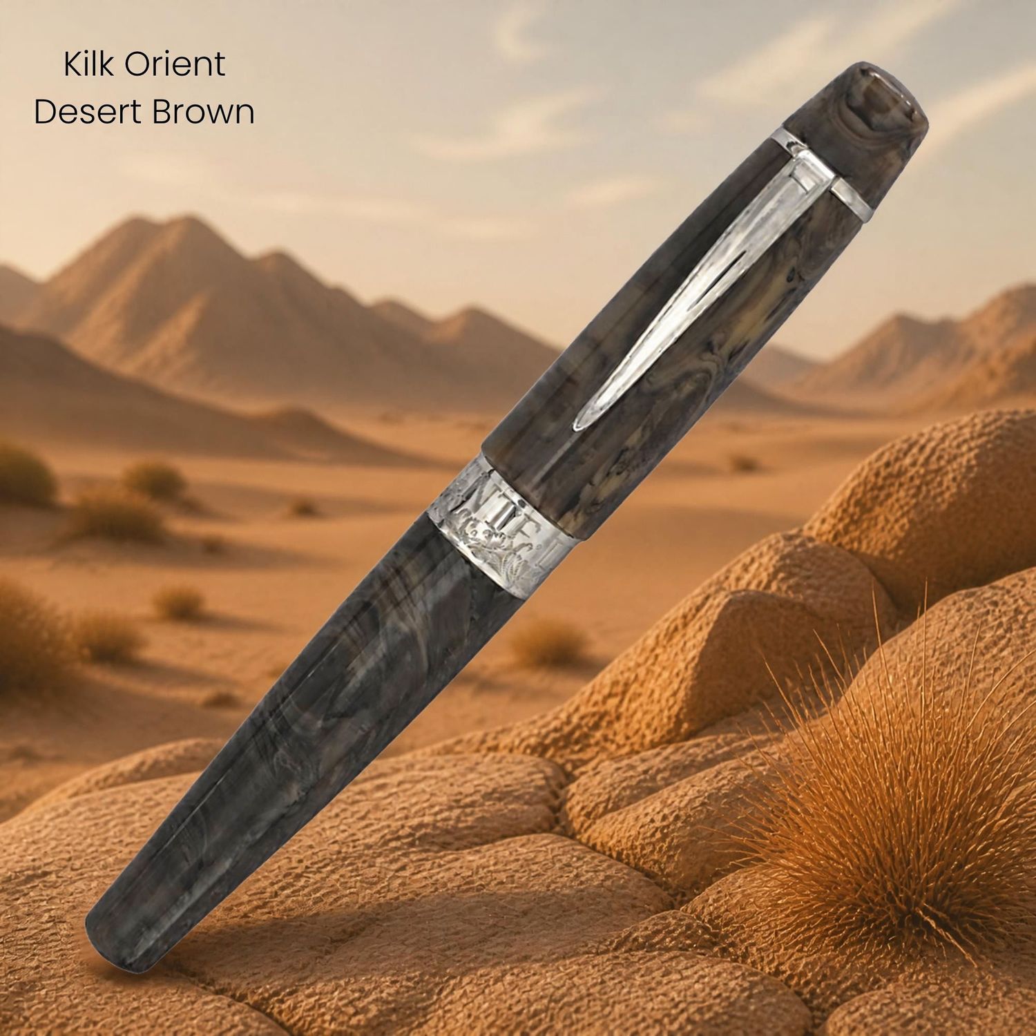Kilk Orient Desert Brown Fountain pen  with  # 6 Jowo Stainless Nib
