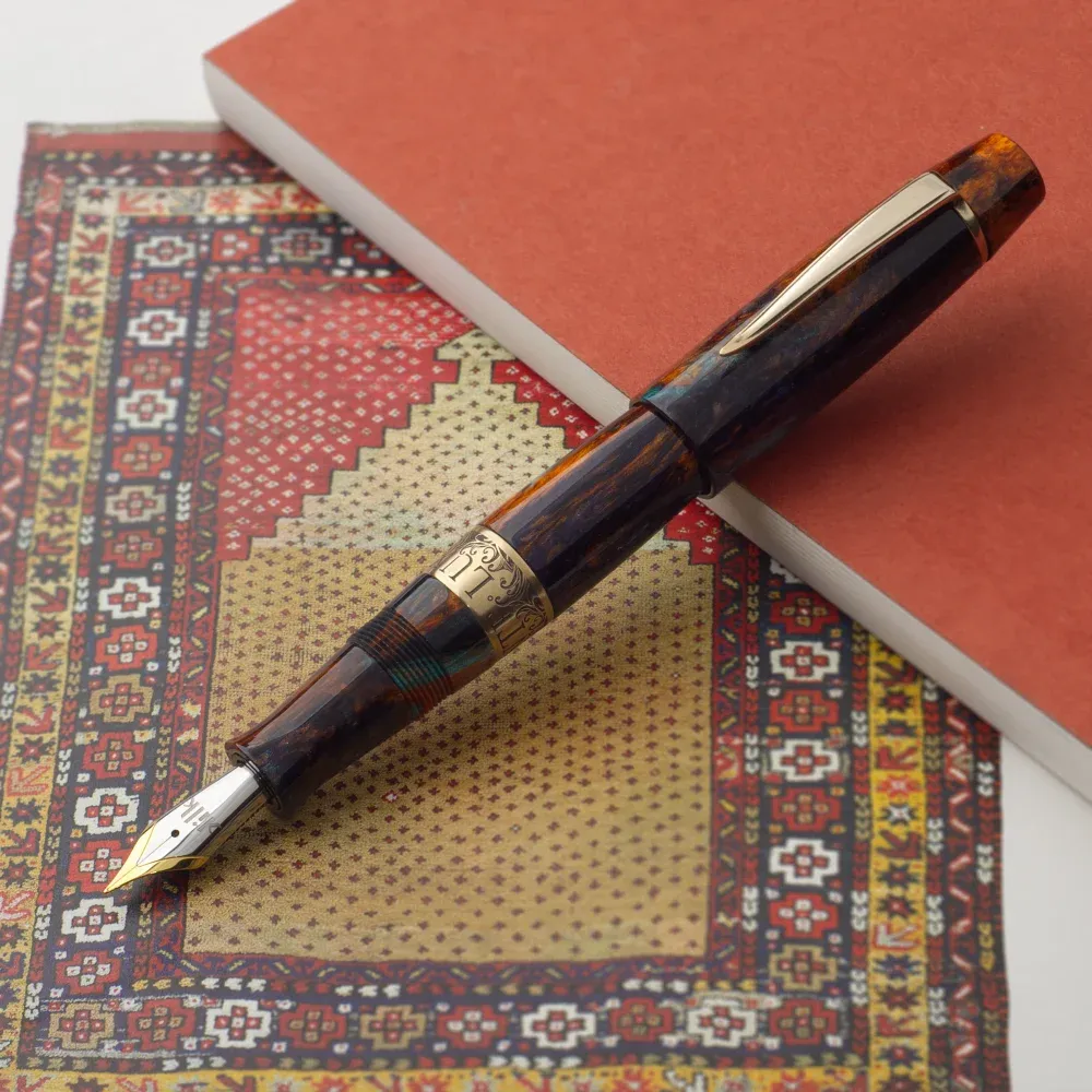 Kilk Orient Bohemian Fontain pen  with NEW Kilk Two Tone # 6 Jowo Stainless Nib