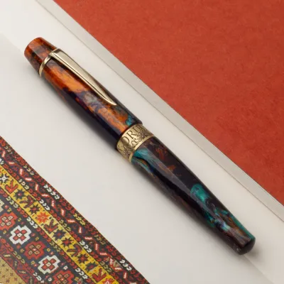 Kilk Orient Bohemian Fontain pen  with NEW Kilk Two Tone # 6 Jowo Stainless Nib