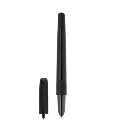 ST DUPONT Fountain Pen Defi Millennium Matte Black- Stainless Steel Black Nib - Fine Nib