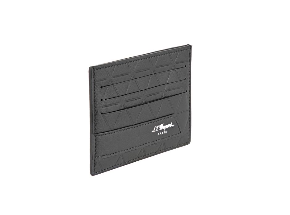 ST Dupont Credit Card  Holder  Firehead Black