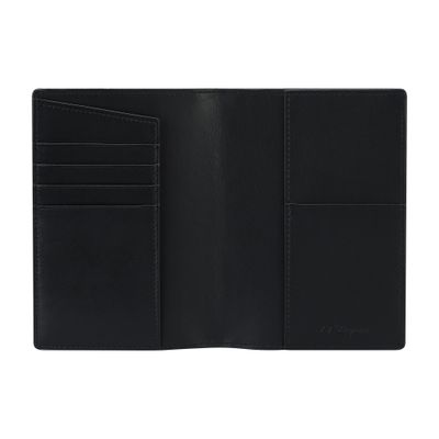 ST Dupont Passport  Holder  Firehead Black