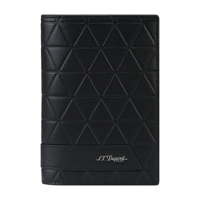 ST Dupont Passport  Holder  Firehead Black