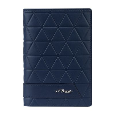 ST Dupont Passport  Holder  Firehead Blue