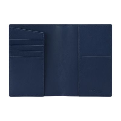 ST Dupont Passport  Holder  Firehead Blue